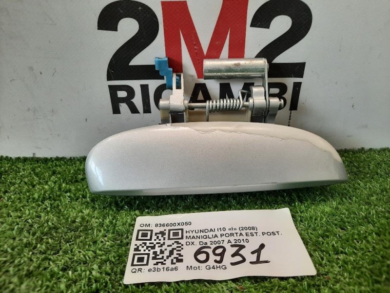 Maniglia Porta EST POST DX 836600X050 Hyundai I10 I 2008