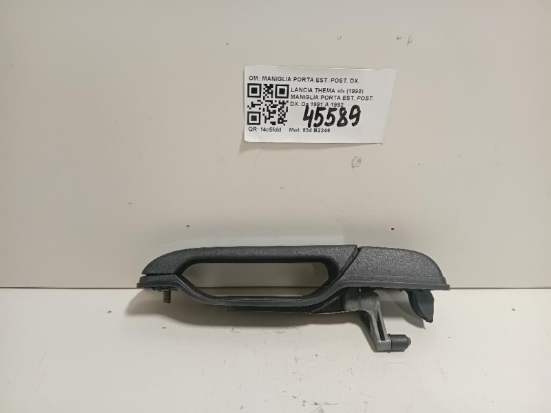 Maniglia Porta EST POST DX 46401011 Lancia Thema I 1990