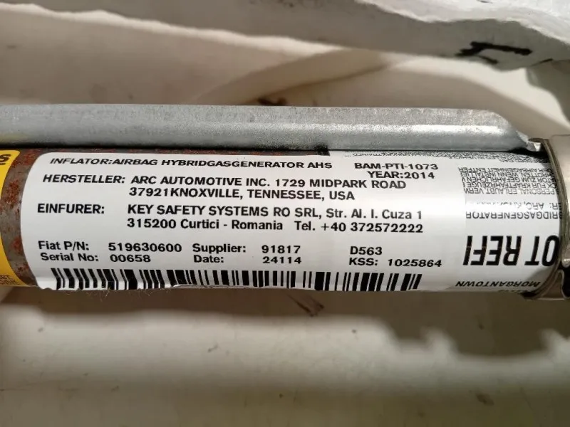 Air-bag A Tendina SX 519630600 Fiat 500L Living 2013