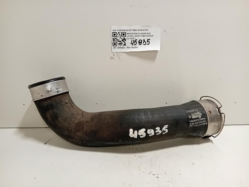 TUBO Acqua A166 528 00 00 TUBO ACQUA DX Mercedes Classe GLE W166 2015