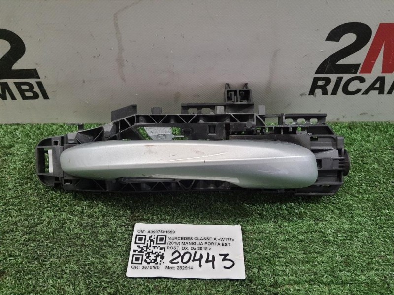 Maniglia Porta EST POST DX A0997601659 Mercedes Classe A W177 2018