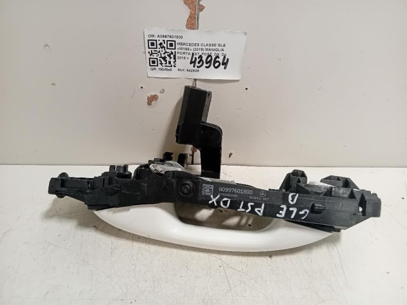 Maniglia Porta EST POST DX A0997601800 Mercedes Classe GLE W166 2015