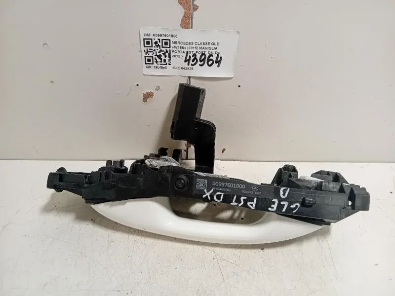 Maniglia Porta EST POST DX A0997601800 Mercedes Classe GLE W166 2015