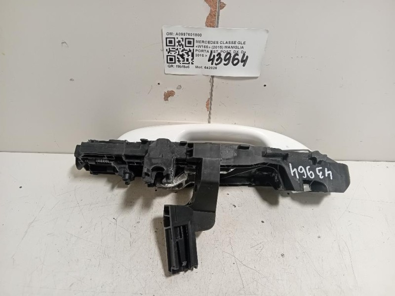 Maniglia Porta EST POST DX A0997601800 Mercedes Classe GLE W166 2015