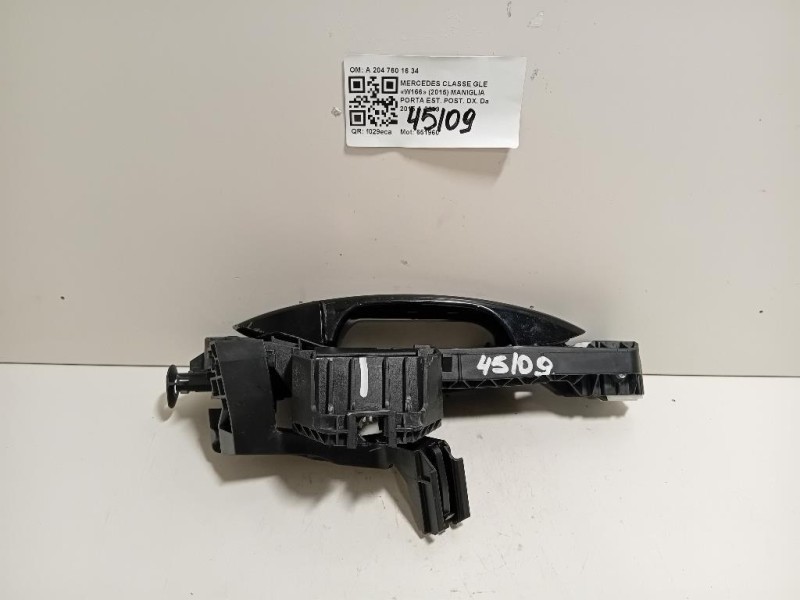 Maniglia Porta EST POST DX A 204 760 16 34 Mercedes Classe GLE W166 2015