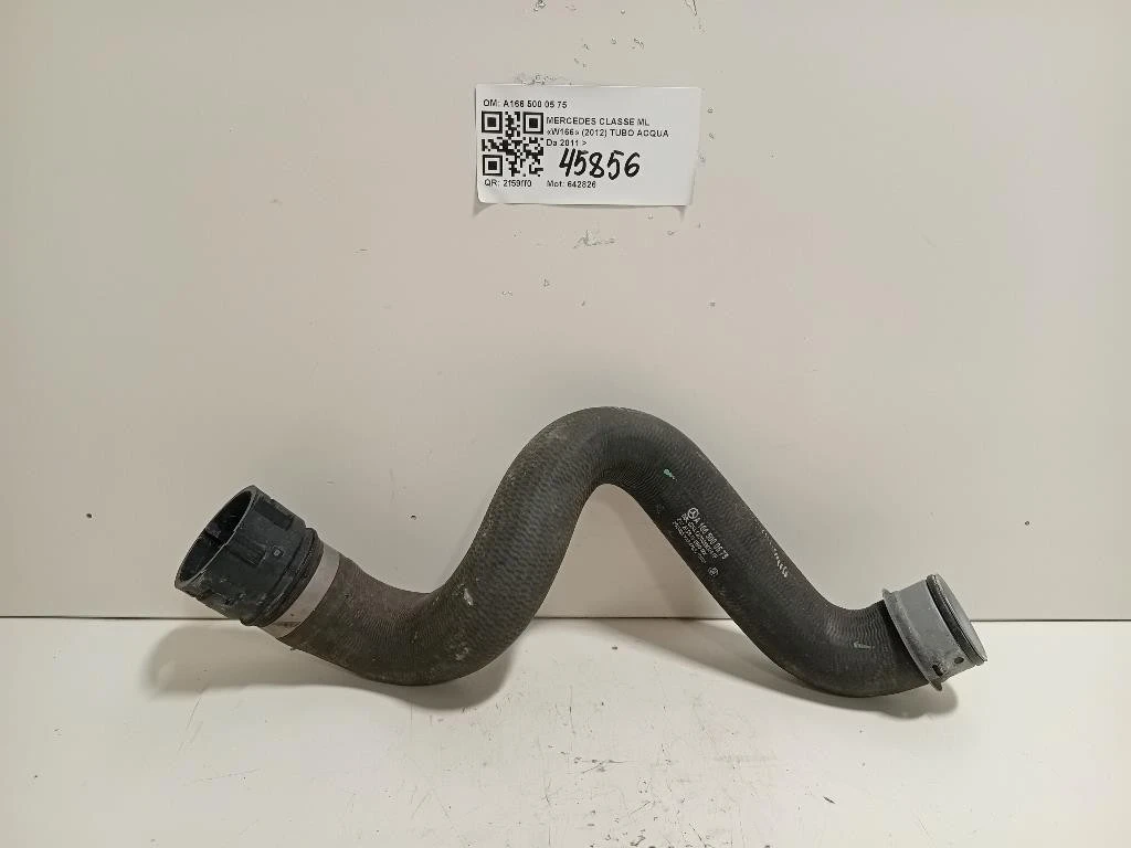 TUBO Acqua A166 500 05 75 Mercedes Classe ML W166 2012