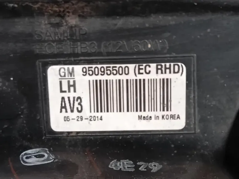 Proiettore ANT SX 95095500 Opel Mokka 2013