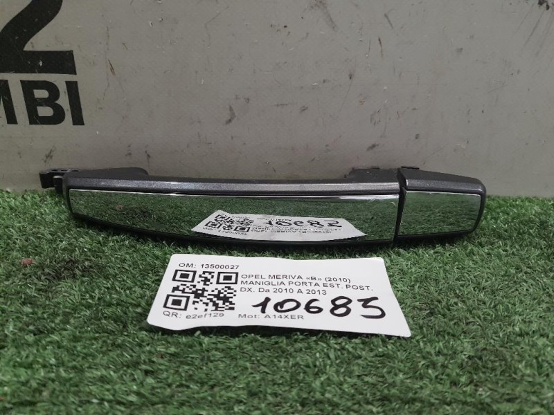 Maniglia Porta EST POST DX 13500027 Opel Meriva B 2010