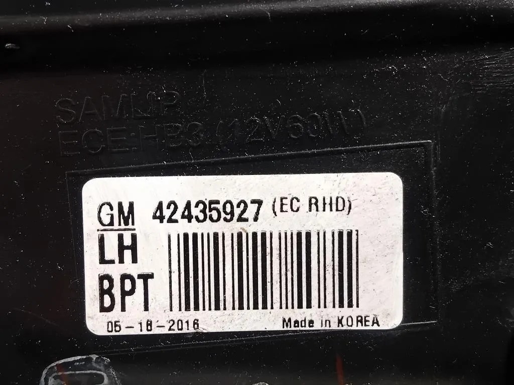 Proiettore ANT SX 42435927 Opel Mokka X 2016