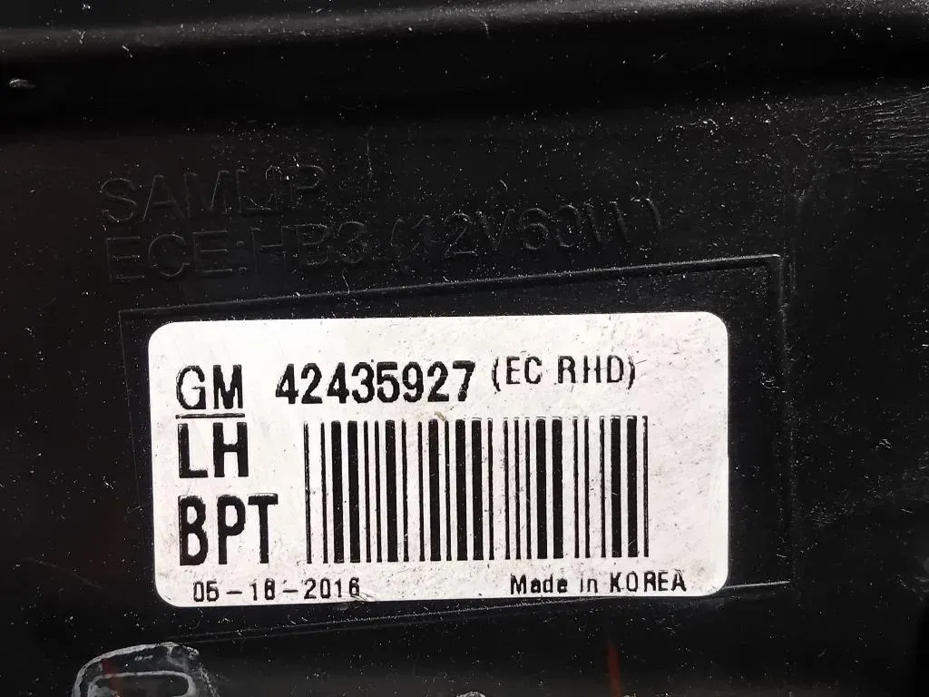 Proiettore ANT SX 42435927 Opel Mokka X 2016