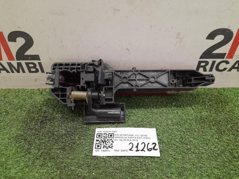 Maniglia Porta EST POST SX 82651F1000 Kia Sportage IV 2016