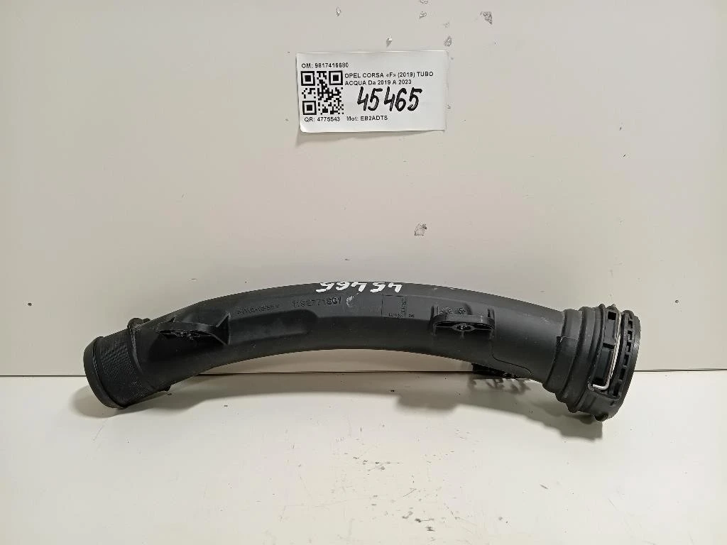 TUBO Acqua 9817416680 Opel Corsa F 2019