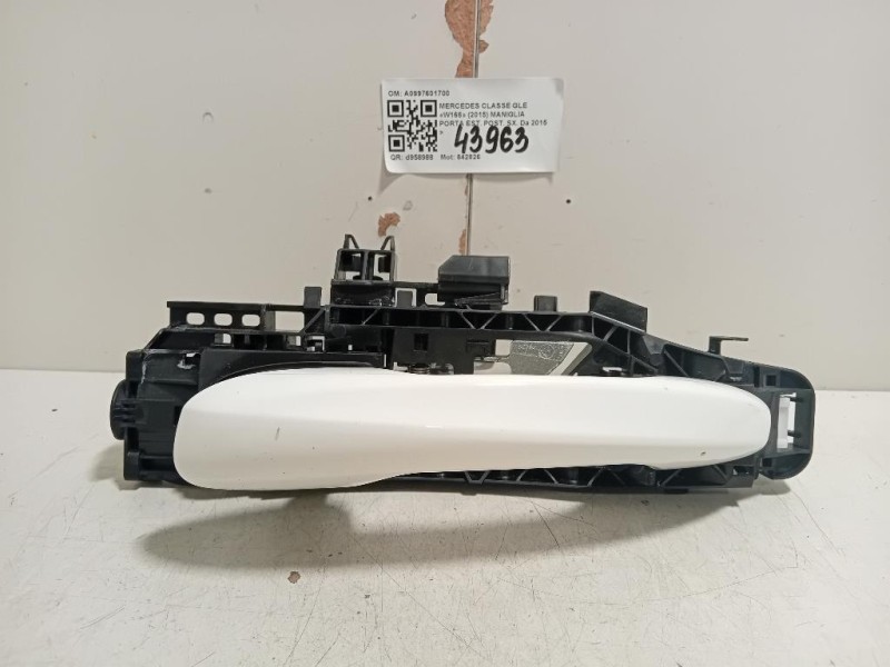 Maniglia Porta EST POST SX A0997601700 Mercedes Classe GLE W166 2015