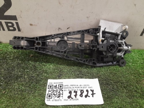 Maniglia Porta EST POST SX 92233089 Opel Meriva B 2010