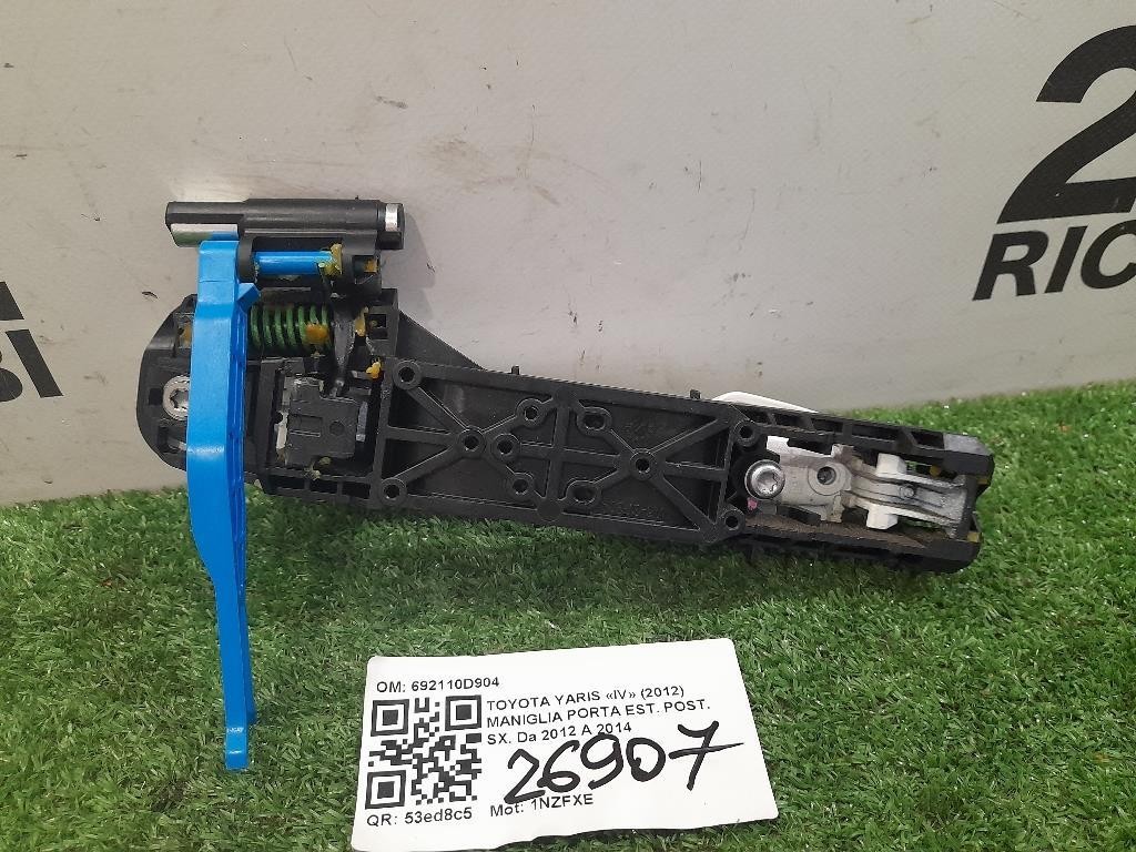 Maniglia Porta EST POST SX 692110D904 Toyota Yaris IV 2012