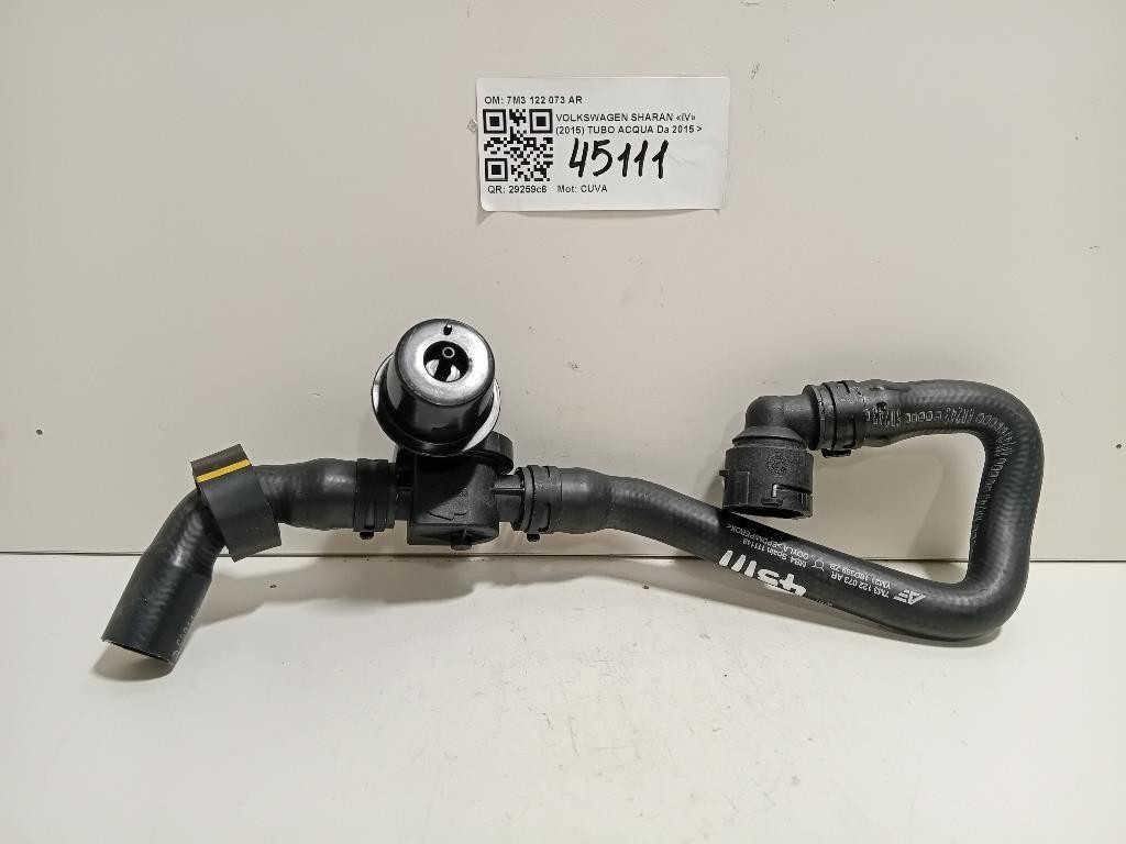 TUBO Acqua 7M3 122 073 AR Volkswagen Sharan IV 2015