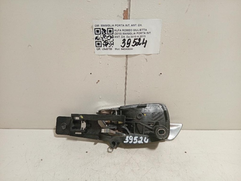 Maniglia Porta INT ANT DX MANIGLIA PORTA INT ANT DX Alfa Romeo Giulietta 2010