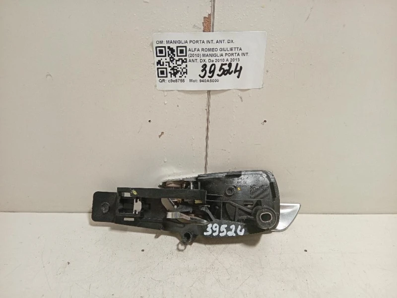 Maniglia Porta INT ANT DX MANIGLIA PORTA INT ANT DX Alfa Romeo Giulietta 2010