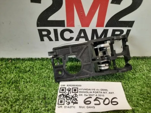 Maniglia Porta INT ANT DX 826200X000 Hyundai I10 I 2008