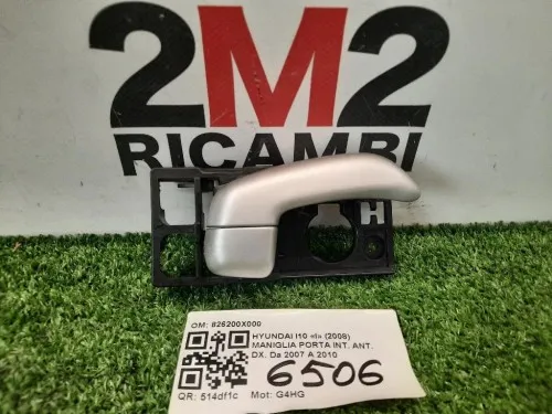 Maniglia Porta INT ANT DX 826200X000 Hyundai I10 I 2008