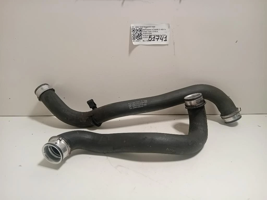 TUBO Acqua Radiatore Acquatermostato A6421508578A2115015382 Mercedes Classe E W211 2002