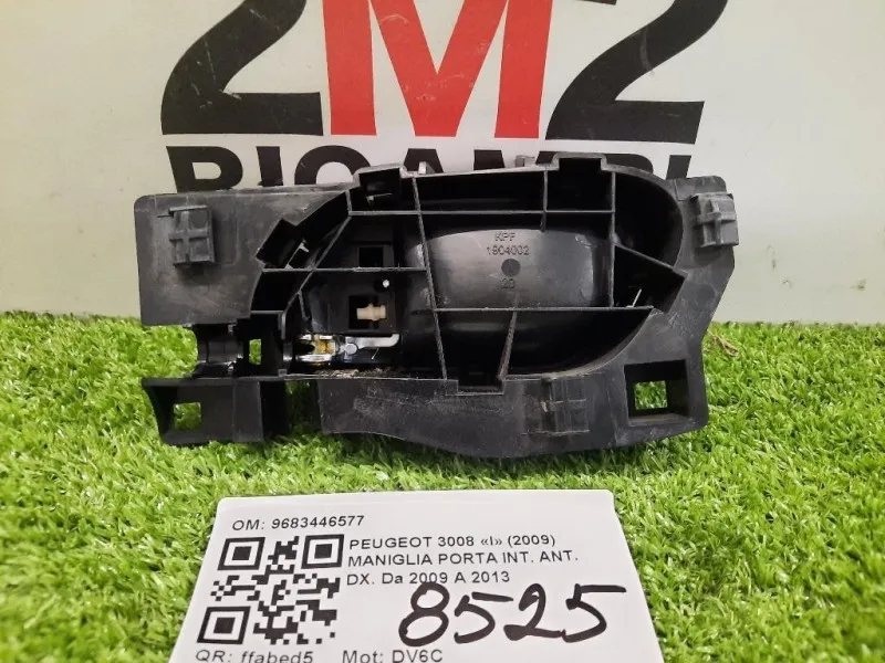 Maniglia Porta INT ANT DX 9683446577 Peugeot 3008 I 2009