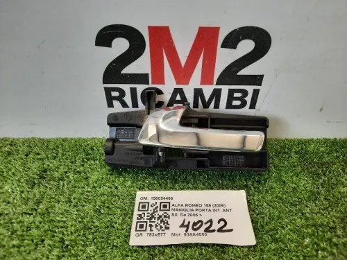Maniglia Porta INT ANT SX 156054466 Alfa Romeo 159 2006