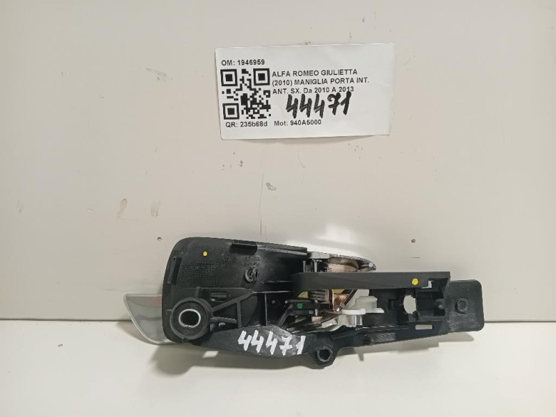 Maniglia Porta INT ANT SX MANIGLIA INTERNA ORIGINALE Alfa Romeo Giulietta 2010