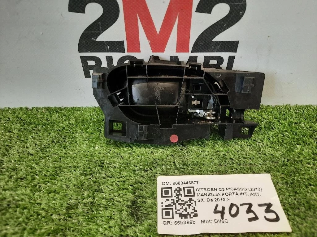 Maniglia Porta INT ANT SX 9683446877 Citroen C3 Picasso 2013