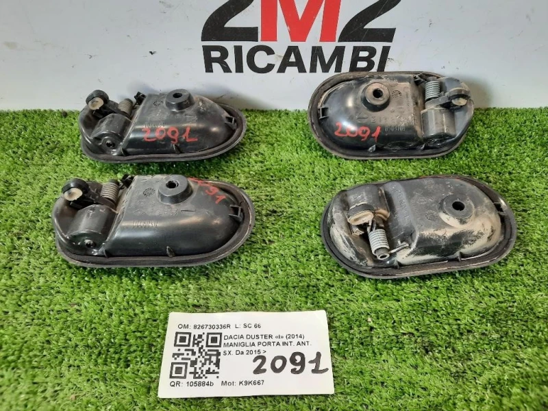 Maniglia Porta INT ANT SX 826730336R Dacia Duster I 2014