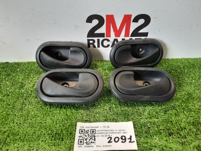 Maniglia Porta INT ANT SX 826730336R Dacia Duster I 2014