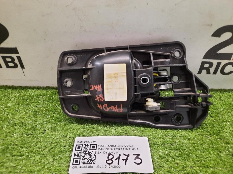 Maniglia Porta INT ANT SX 2187280 Fiat Panda III 2012