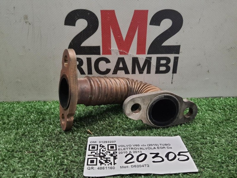 TUBO Elettrovalvola EGR 31293237 Volvo V60 I 2010