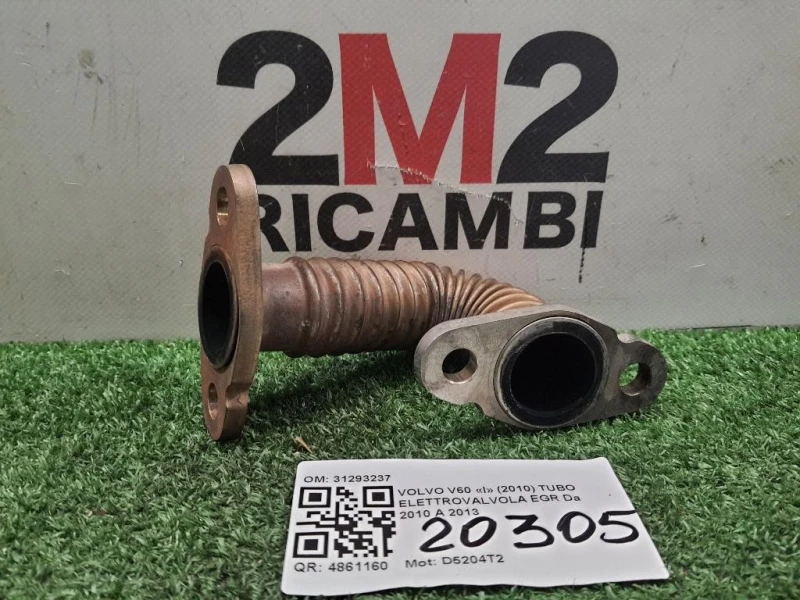 TUBO Elettrovalvola EGR 31293237 Volvo V60 I 2010