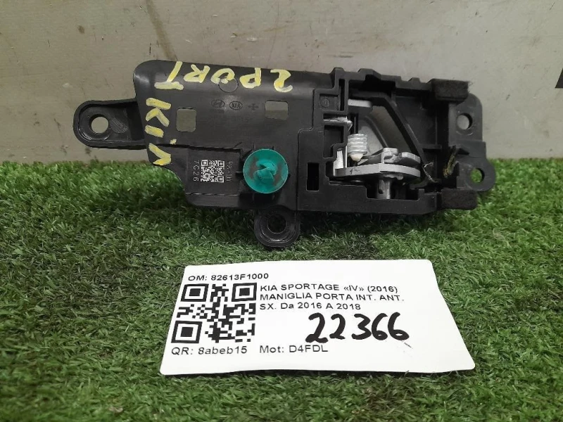 Maniglia Porta INT ANT SX 82613F1000 Kia Sportage IV 2016