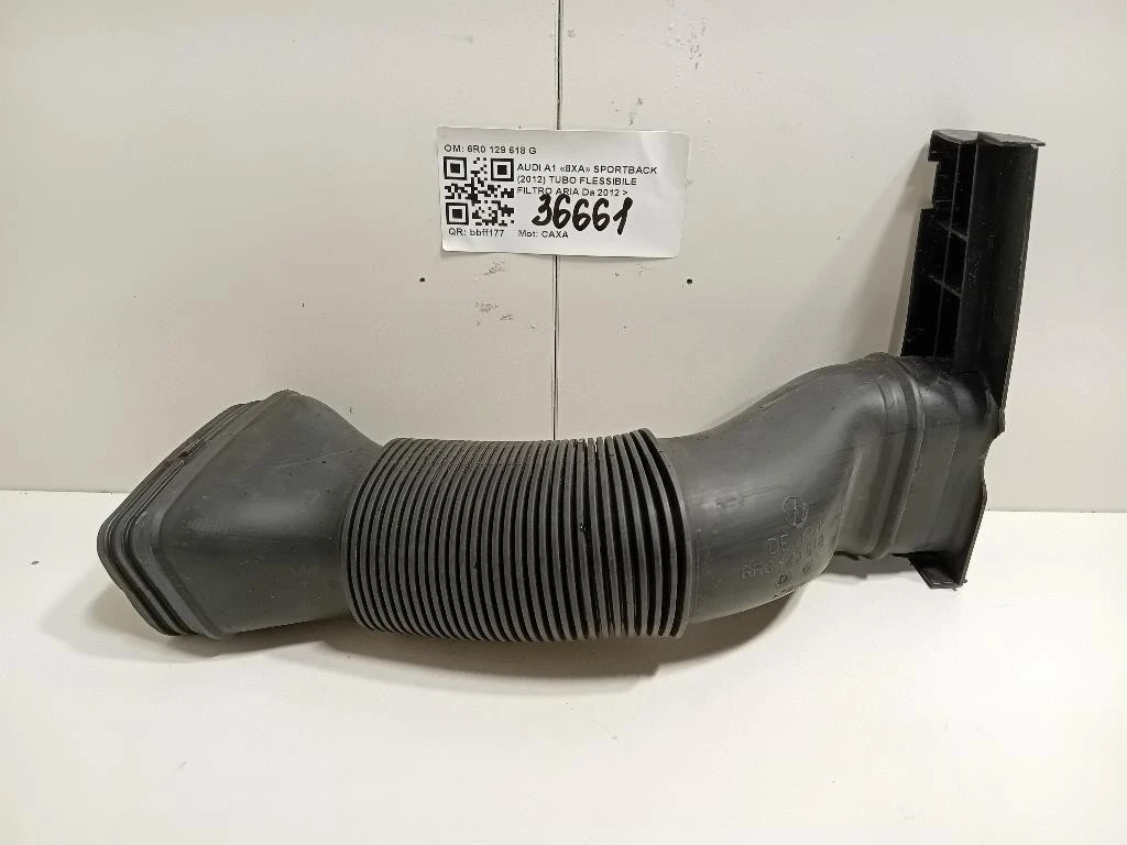 TUBO Flessibile Filtro ARIA 6R0 129 618 G Audi A1 8XA Sportback 2012