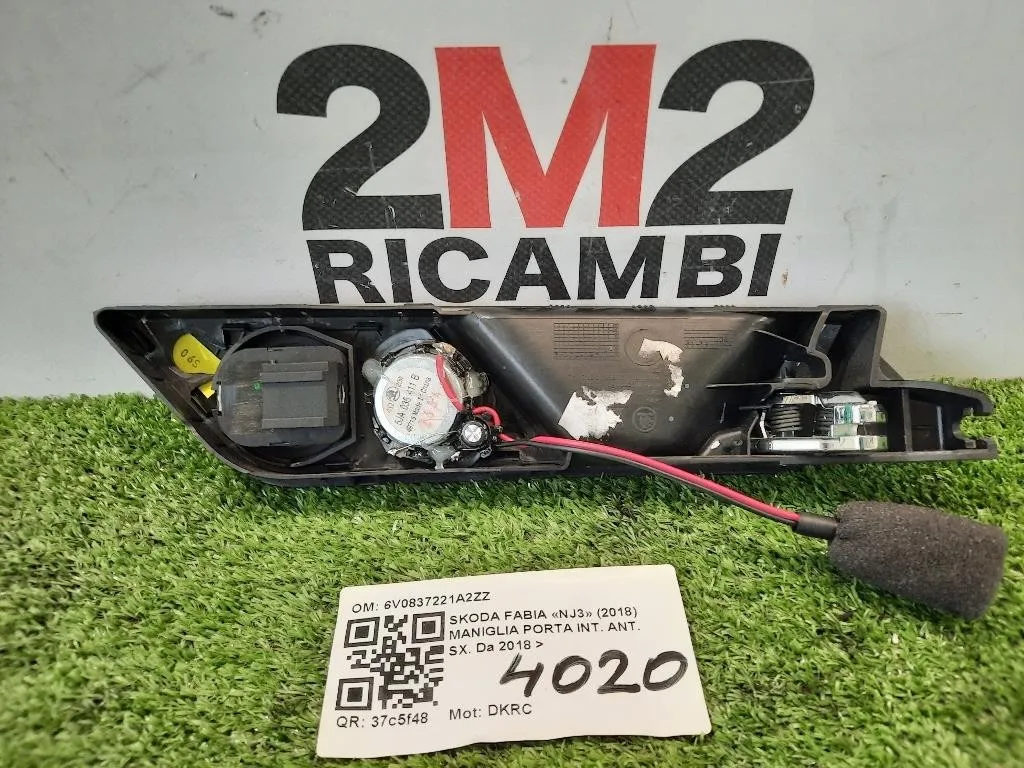 Maniglia Porta INT ANT SX 6V0837221A2ZZ Skoda Fabia NJ3 2018