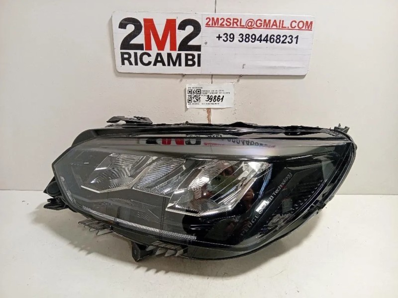 Proiettore ANT SX 9833036380 Peugeot 208 II 2019