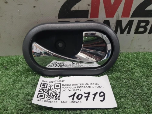 Maniglia Porta INT POST DX 8200733847 Dacia Duster II 2018