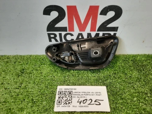 Maniglia Porta INT POST DX 1895470D192 Lancia Ypsilon III 2015