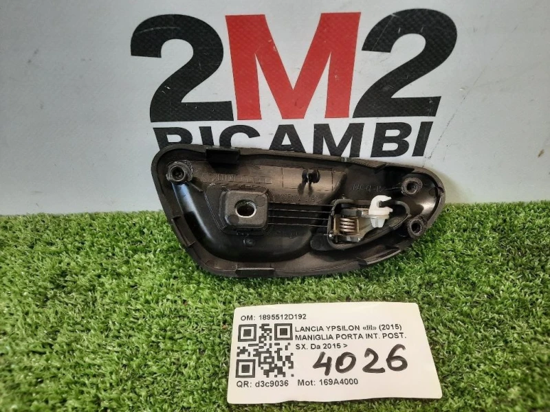 Maniglia Porta INT POST SX 1895512D192 Lancia Ypsilon III 2015