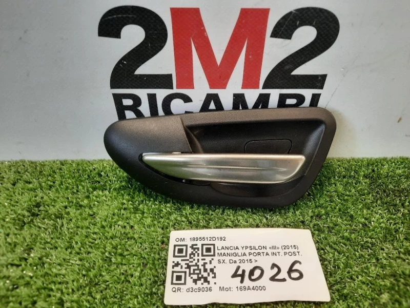 Maniglia Porta INT POST SX 1895512D192 Lancia Ypsilon III 2015