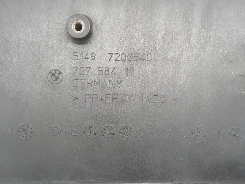 Maniglia Portello EST POST 51497200540 COPERTURA VERNICE INF Bmw Serie 5 F07 GT 2010