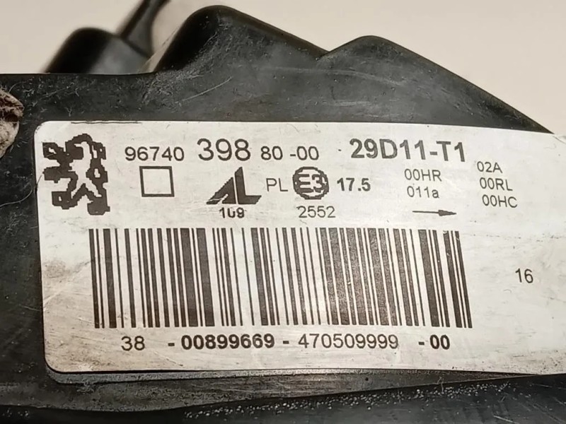 Proiettore ANT SX PROIETTORE ANT SX Peugeot 407 2004