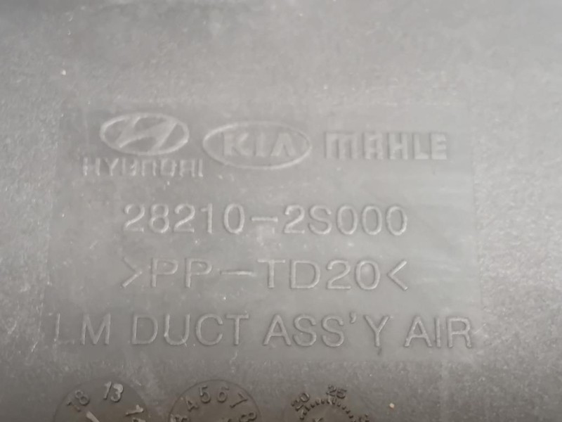 TUBO Flessibile Filtro ARIA 28210-2S000 Kia Sportage III 2010