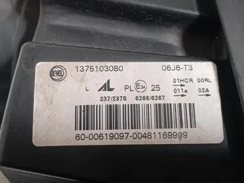 Proiettore ANT SX 1375103080 Peugeot Boxer III 2014