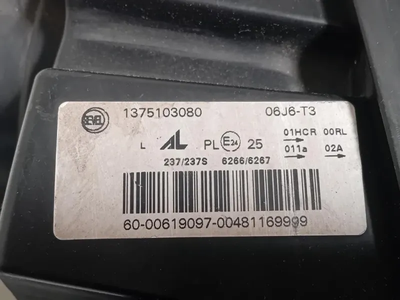 Proiettore ANT SX 1375103080 Peugeot Boxer III 2014