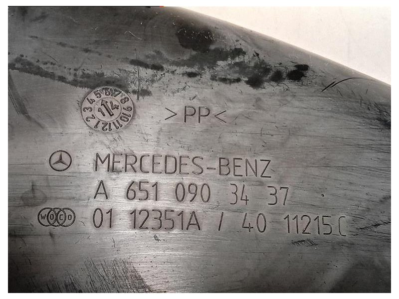 TUBO Flessibile Filtro ARIA A6510903437 Mercedes Classe E W212 2013