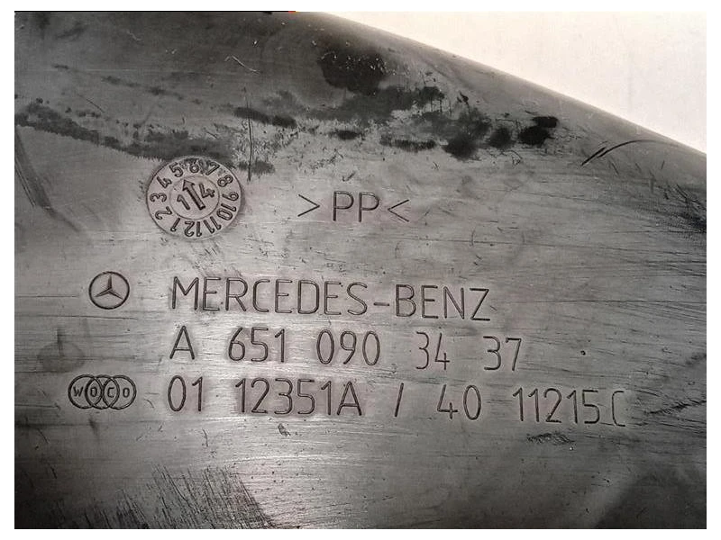 TUBO Flessibile Filtro ARIA A6510903437 Mercedes Classe E W212 2013