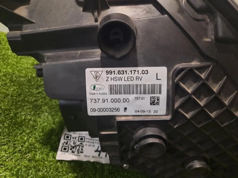 Proiettore ANT SX 99163117103 99163196353 Porsche 911 991 2012